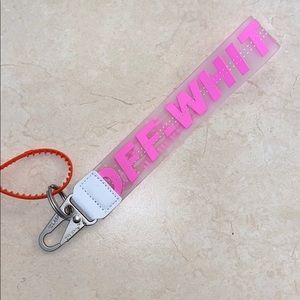 Off white key chain